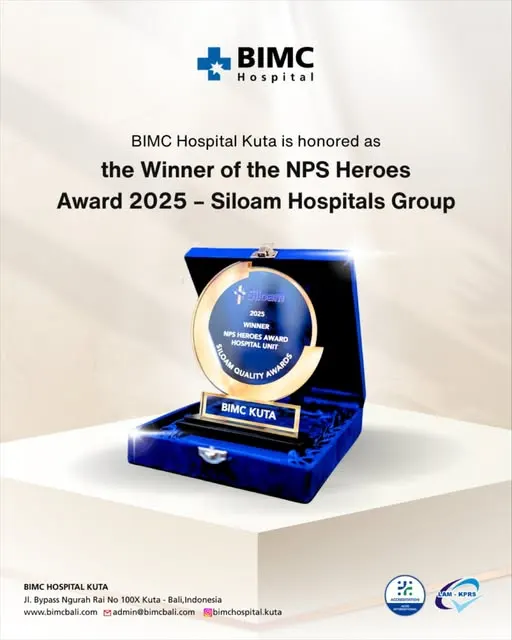 Proud Moment for BIMC Hospital Kuta We are honored to be named the Winner of the NPS Heroes Award…