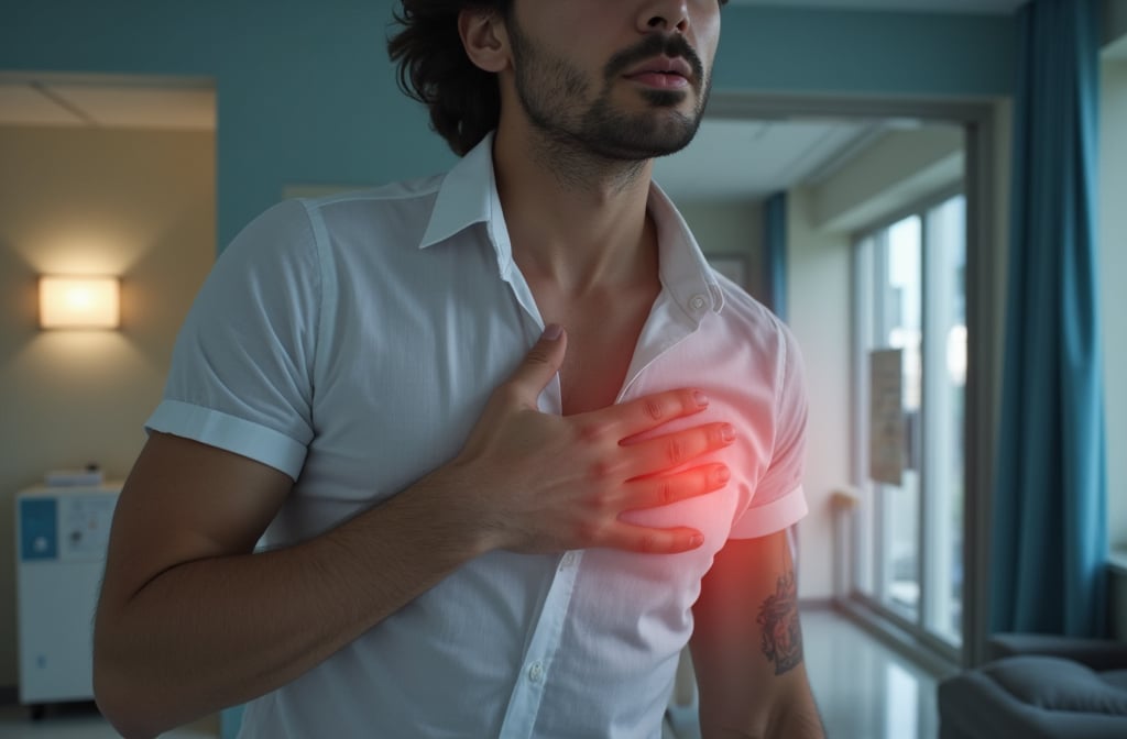 A Discomfort Sensation Around The Chest Res
