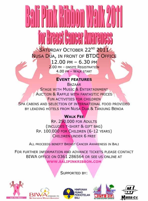 Bali Pink Ribbon Walk