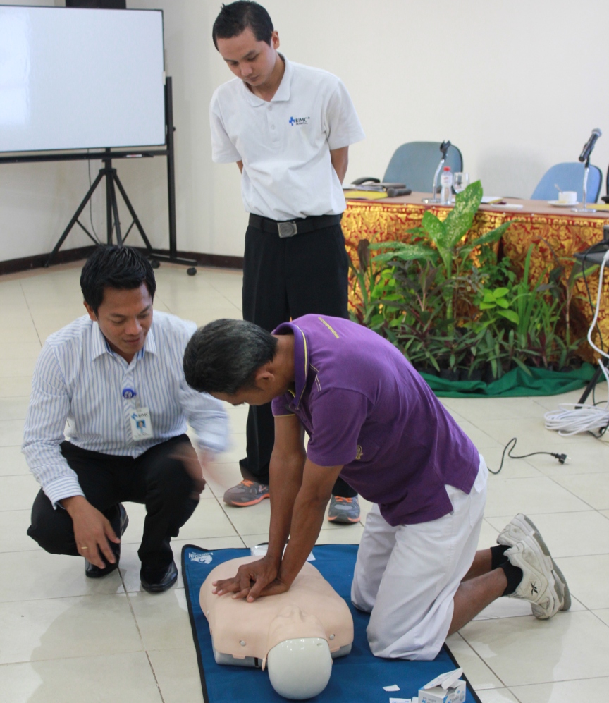 First aid training