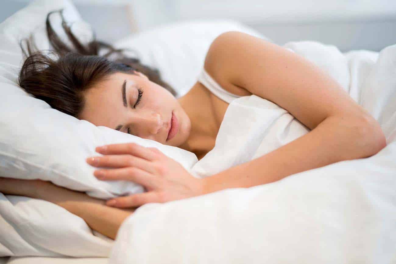 Woman Sleeping At Home
