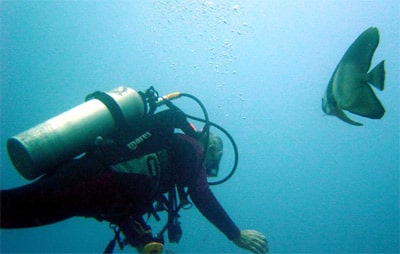 diving