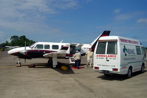 Medical evacuation in Bali
