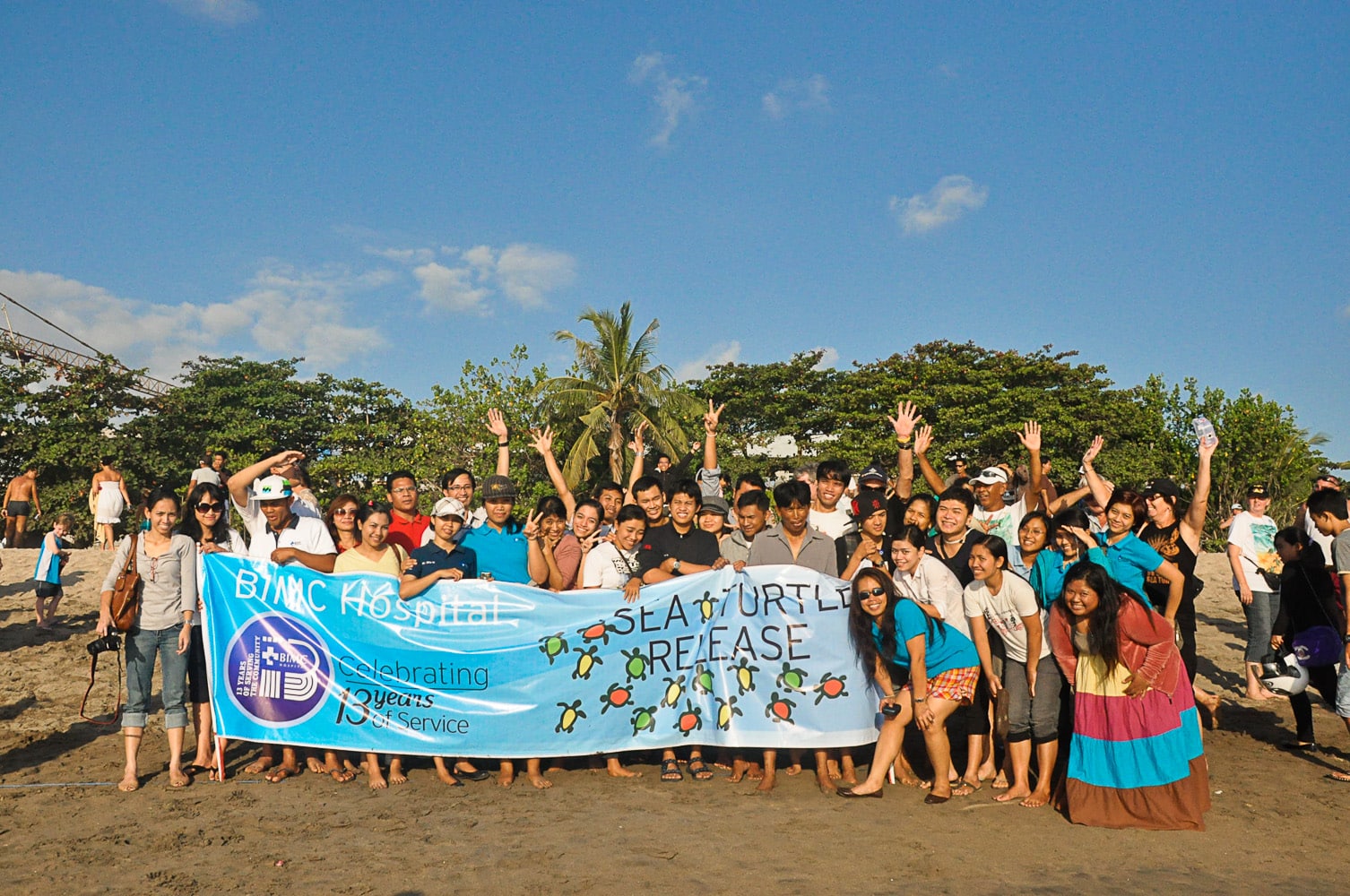 sea turtle release