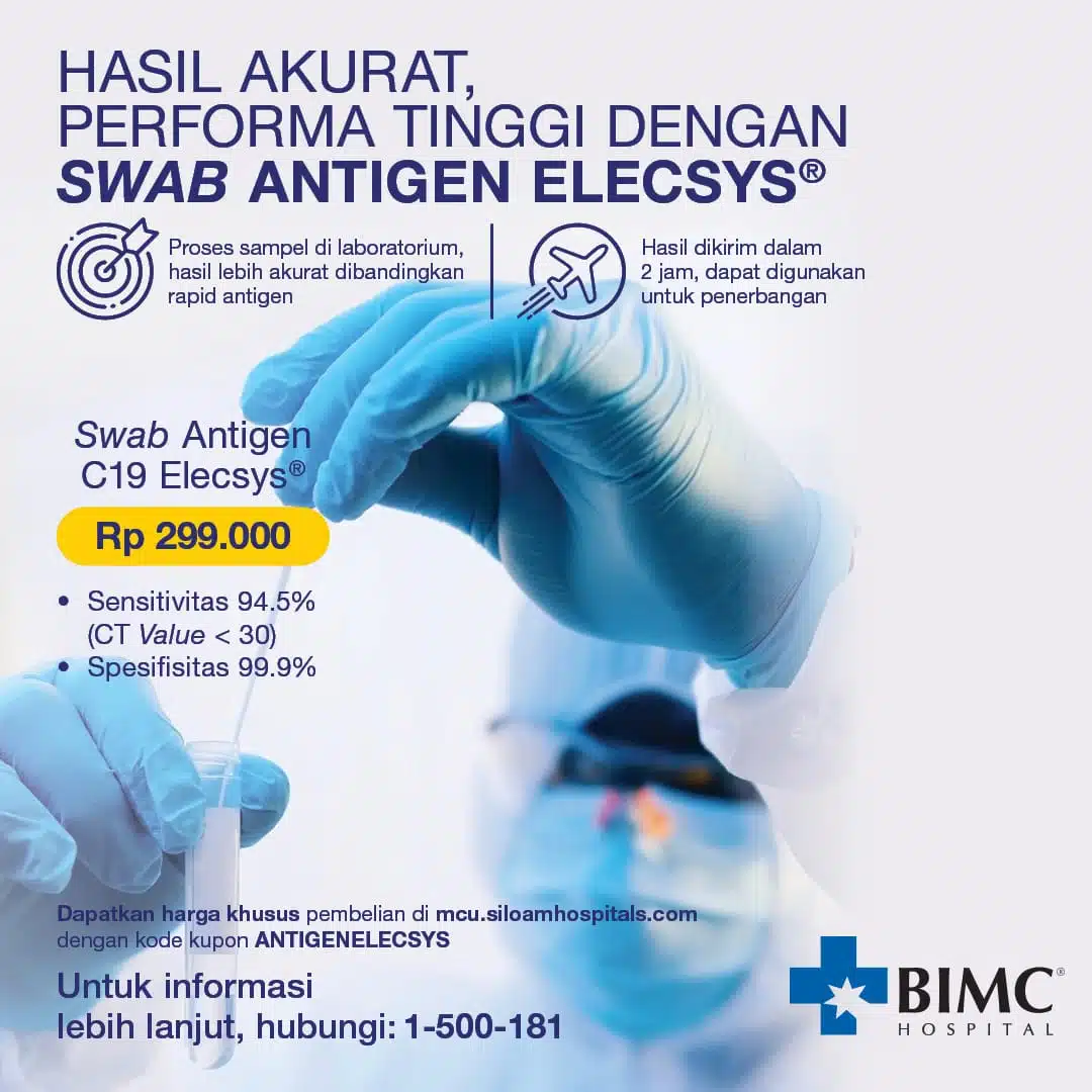 Accurate Results High Performance With Elecsys Antigen Swab Indonesia