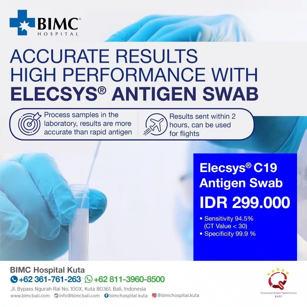 Accurate Results High Performance With Elecsys Antigen Swab