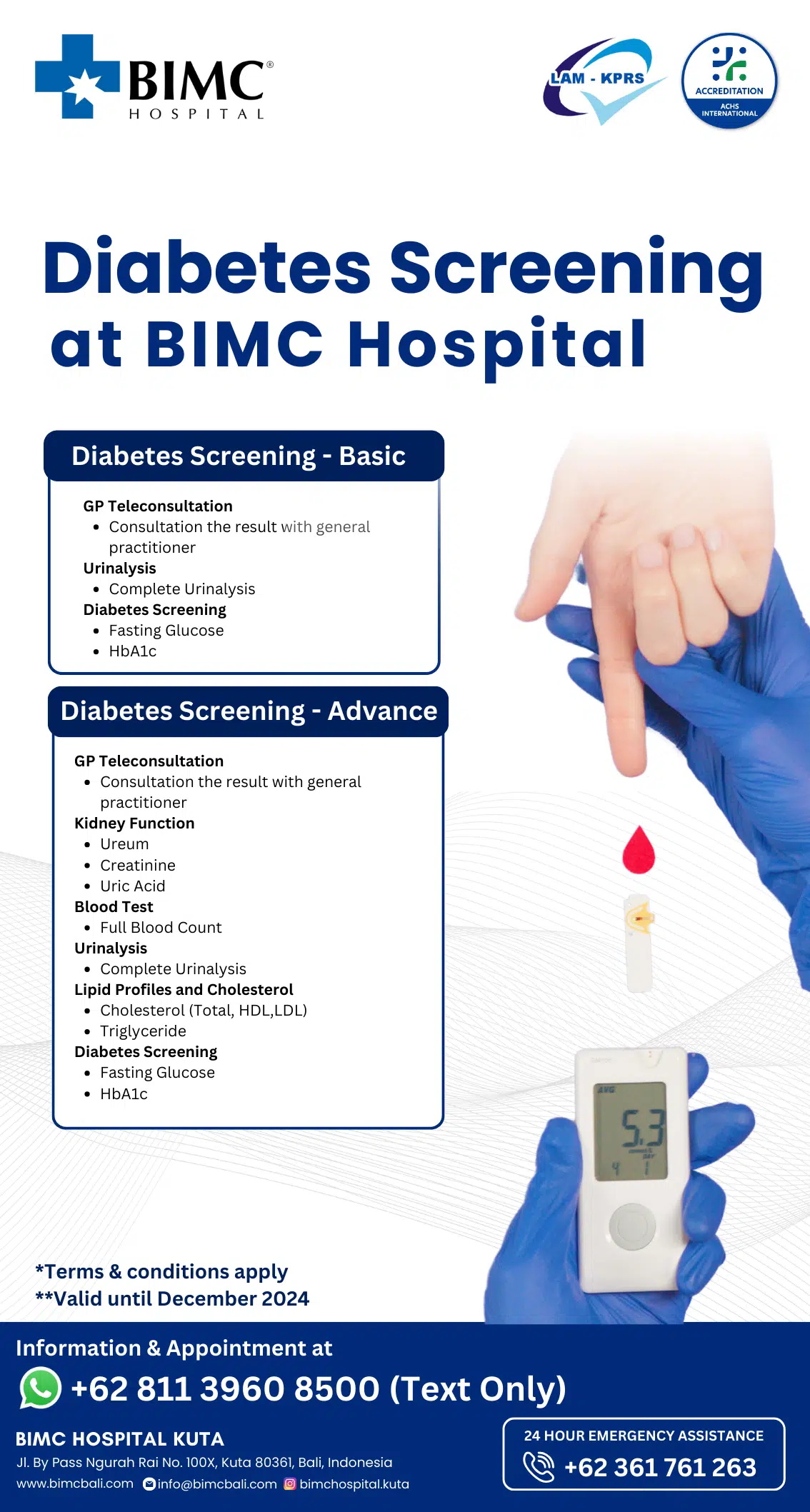 Diabetes Screening (30 X 56)
