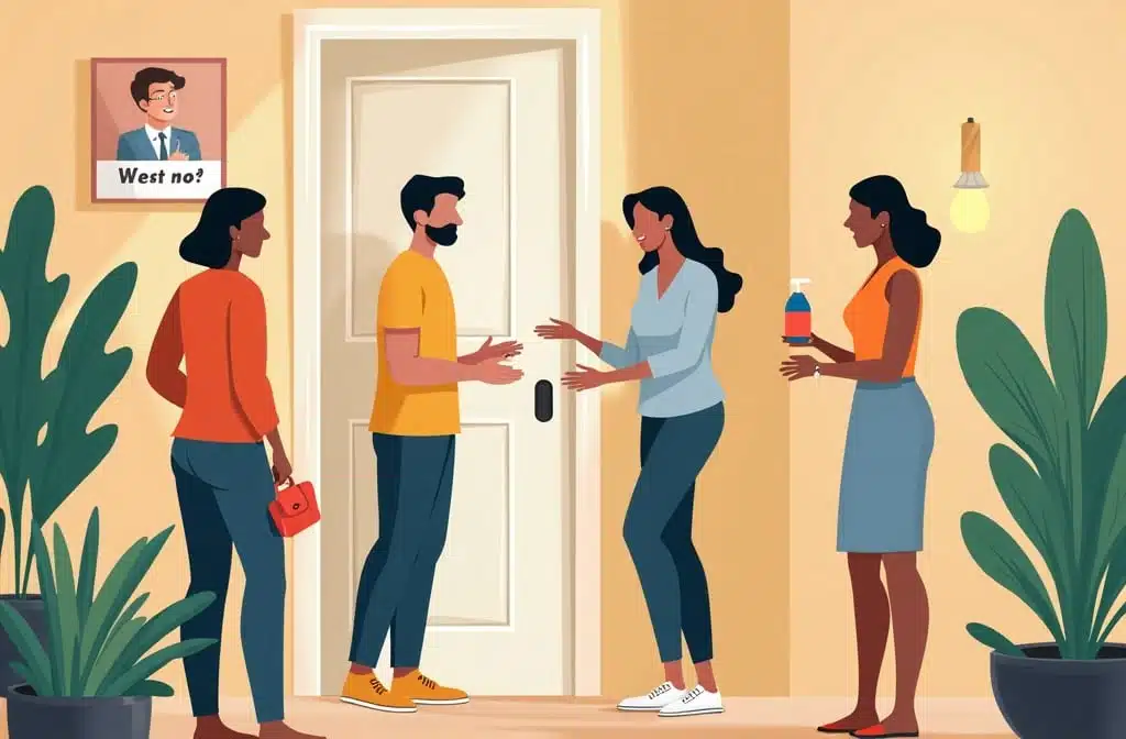Ask Guests To Wash Hand Or Apply Hand Sanitizer Res