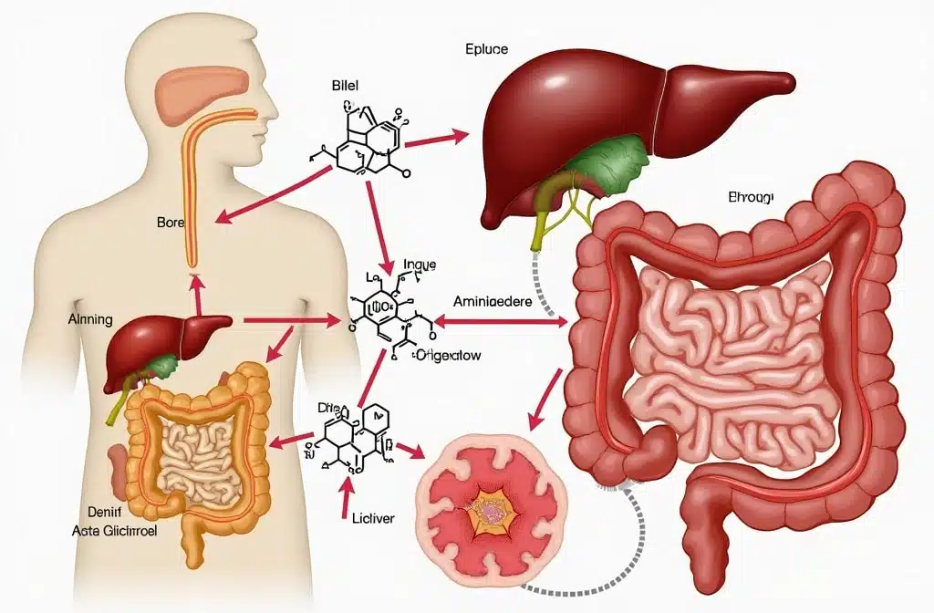 The Liquid From The Food Is Transferred Into The Small Intestine Res