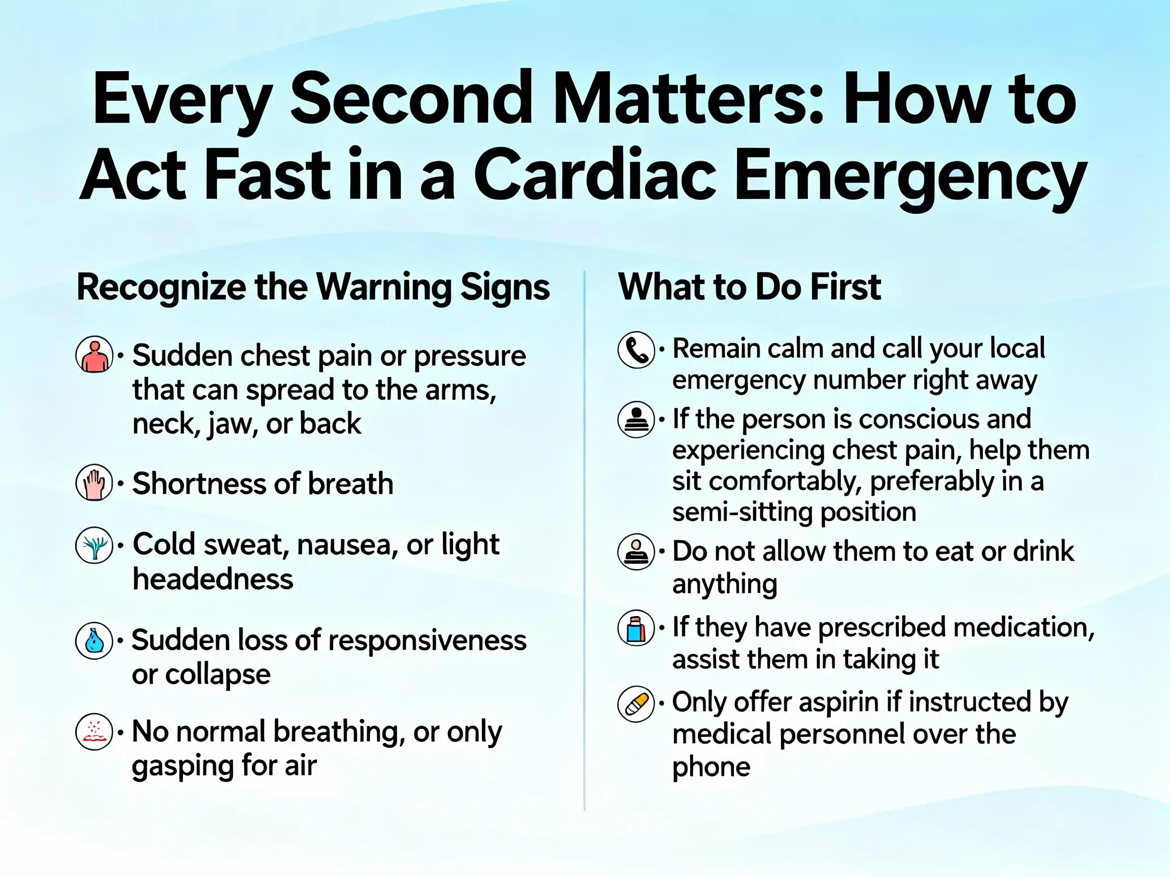 Every Second Matters How to Act Fast in a Cardiac Emergency — BIMC